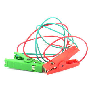 Pel Output Fence Leads - Red & Green Clamp - Image 1