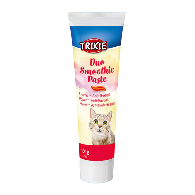 Trixie Duo Smoothie Paste for cats, fruit-flavored energy booster, aids digestion, prevents hairballs, 100g – Keans