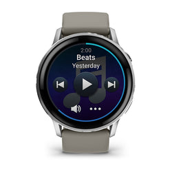 Garmin Venu 4 (45Mm), Silver With Silver Grey Silicon Band | 49-GAR-010-03014-01