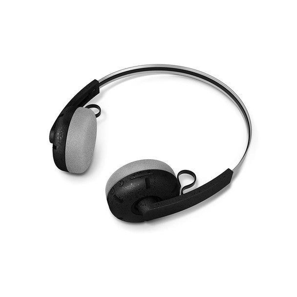 Philips The Ringo Black Bluetooth headphones with slim metal headband and cushioned on-ear pads.