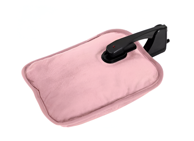 Rechargeable Pink Hot Water Bottle, Safe Sealed Design, 5-Hour Heat, Fast 15-Min Charge – Keans Claremorris