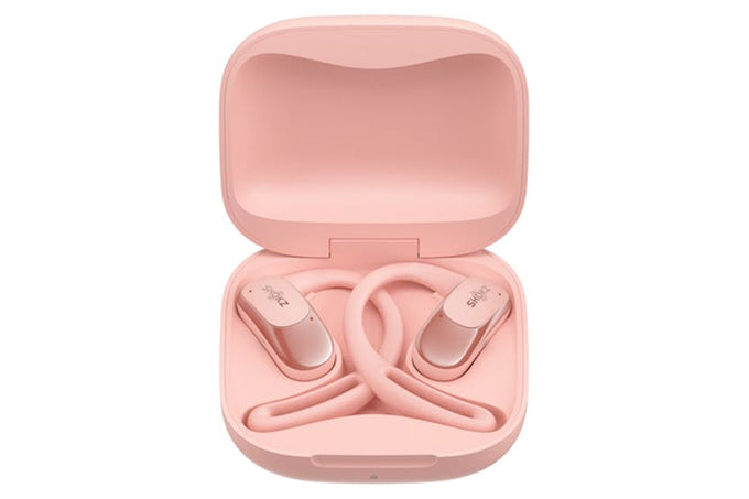 Shokz OpenFit Air Pink True Wireless Open-Ear Earbuds, Lightweight Comfort – Available at Keans Claremorris