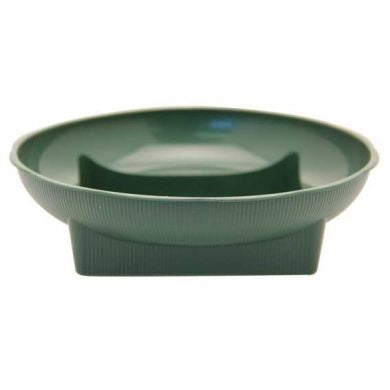 Large green large square round dish, perfect for serving, from Keans Claremorris.
