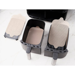 Air Fryer Liners Dual Basket 4 Pack for Easy Cleaning - Keans Claremorris