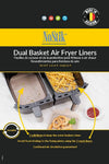 Load image into Gallery viewer, Air Fryer Liners Dual Basket 4/ST
