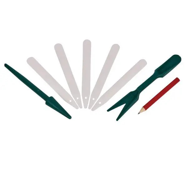 Gardman Planting & Labelling Set with widger, dibber, 25 labels, marker pencil, rot-resistant plastic – Keans Claremorris.