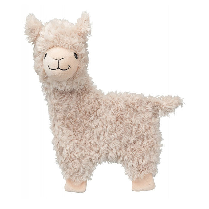 Lama Plush Dog Toy 40cm soft fabric with rustling foil for interactive play and cuddles – Keans Claremorris