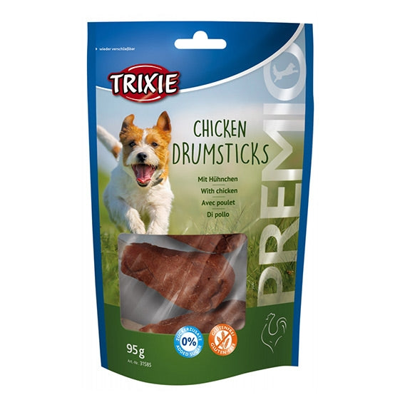 Premio Chicken Drumsticks 95g, 5 pcs, 59% meat, vitamin C, no added sugar, resealable bag – Keans Claremorris