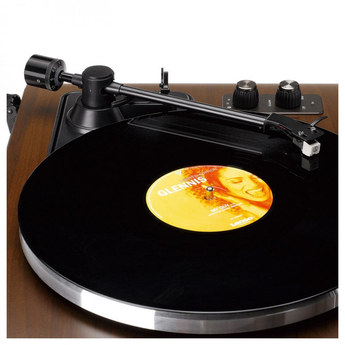 Lenco LS-470 All-in-one Turntable, Walnut - Image 5