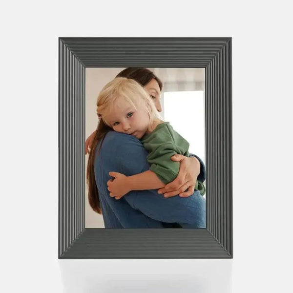 AURA Mason 9" Wifi Digital Picture Frame in Graphite with Full HD, app control, voice assistant compatible – Keans