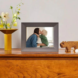 AURA Mason Wifi Digital Picture Frame in Graphite, high-res display, smart photo sharing – available at Keans Claremorris.