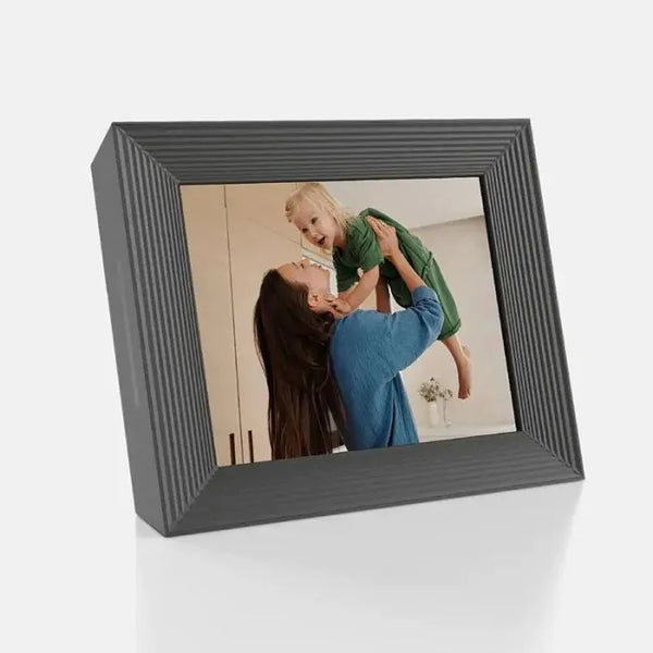 AURA Mason Wifi Digital Picture Frame in Graphite, high-res display, wireless photo sharing | Keans Claremorris