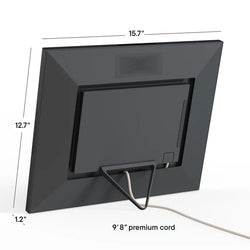 Aura Walden Digital Photo Frame 15'' Matt Black