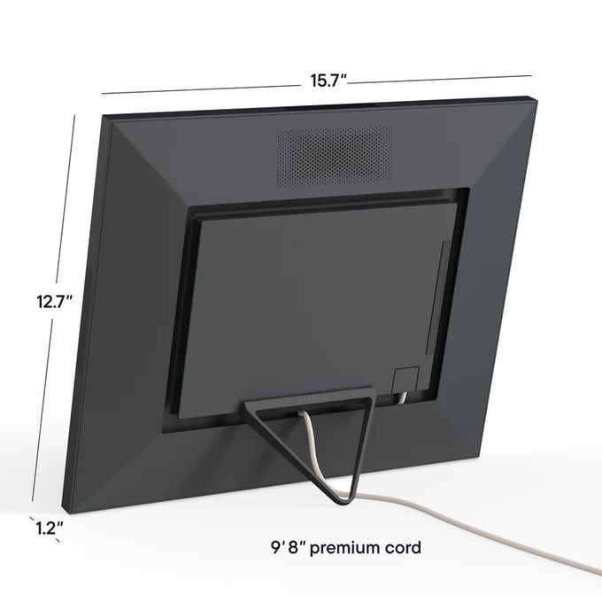 Aura Walden Digital Photo Frame 15'' Matt Black - Image 5