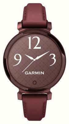 Garmin Lily 2 Classic Dark Bronze smartwatch with Leather Mulberry Band, stylish and compact - Keans Claremorris