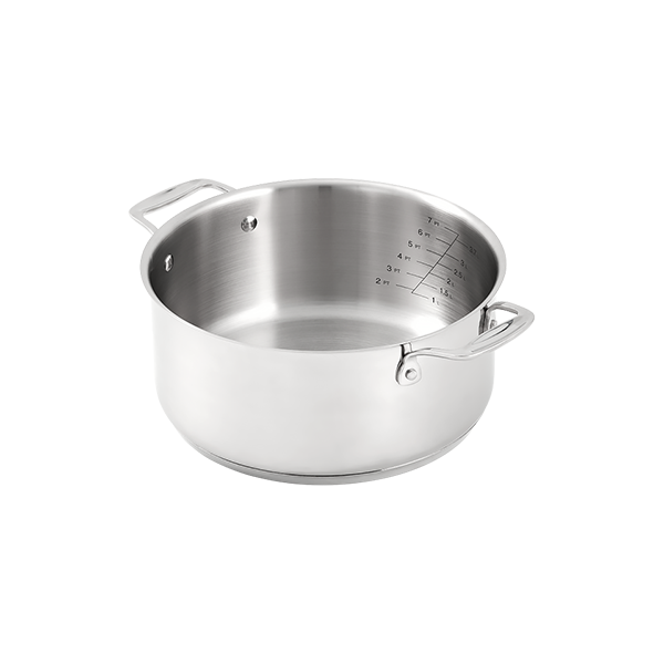Stellar 7000 24cm 3.7L casserole dish, durable cookware for versatile cooking - Keans Claremorris