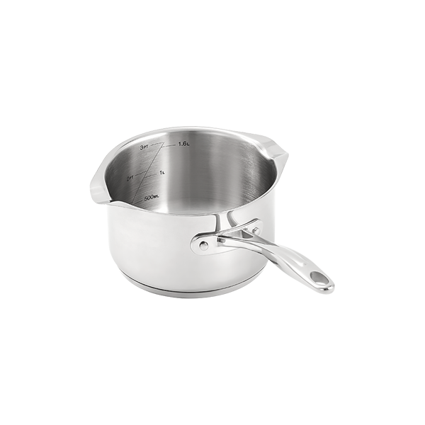 Stellar Profile 16cm 1.6L draining saucepan, durable stainless steel, perfect for kitchen use – Keans Claremorris