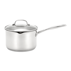 Stainless steel Stellar Profile 7000, 20cm draining saucepan 3.25L with glass lids, oven-safe handles – Keans Claremorris