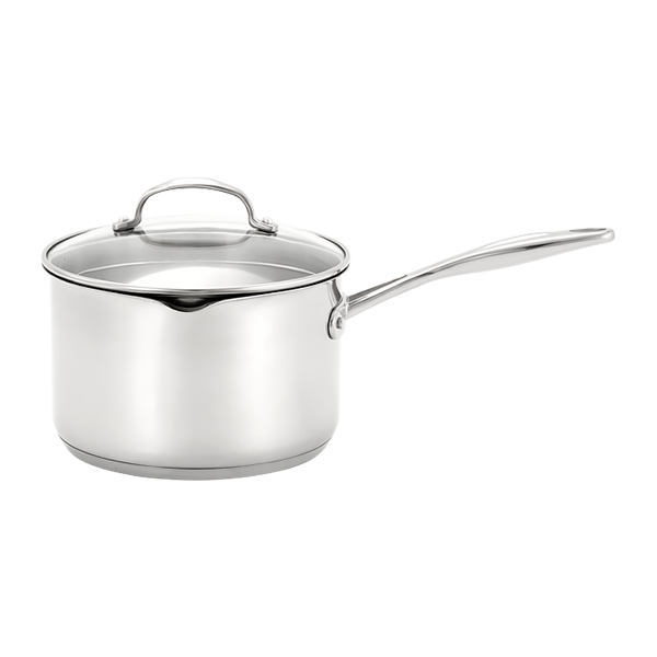 Stainless steel Stellar Profile 7000, 20cm draining saucepan 3.25L with glass lids, oven-safe handles – Keans Claremorris