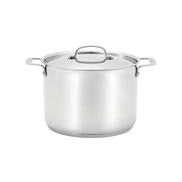 Stainless steel Stellar Profile 7000 24cm stockpot 7L, induction & oven safe, dishwasher safe, Keans Claremorris.