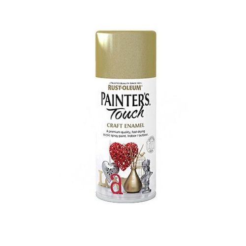 Craft Enamel Metallic Gold 150ml paint, durable, smooth finish, indoor use, multi-surface, Keans Claremorris.