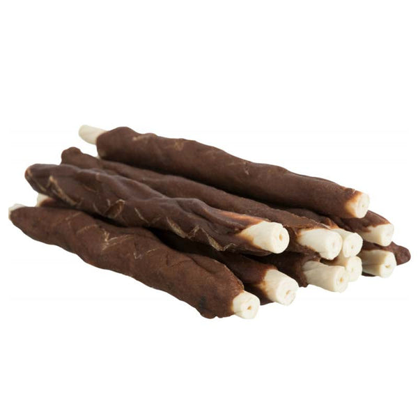 Denta Fun Rabbit Chicken Rolls 12cm rawhide treats, gluten-free, zero sugar, 6 pack – Keans Claremorris pet snacks