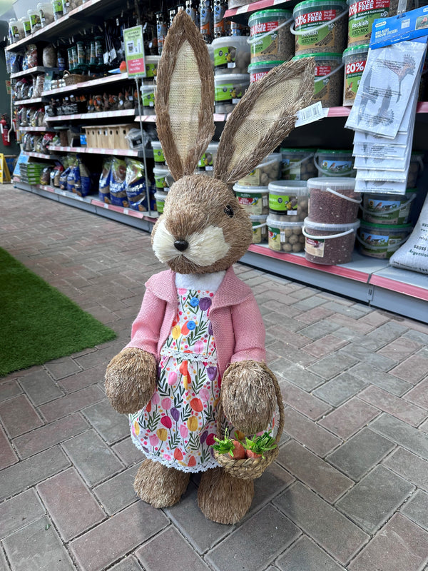 Giant rabbit in a dress 100 x 35cm