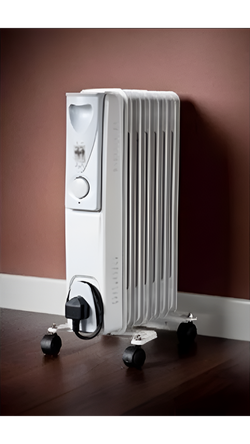 9 Fin Oil Filled Heater 2000W with thermostatic control, quiet operation, efficient heat distribution – Keans Claremorris