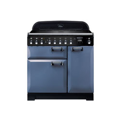 Rangemaster Elan Deluxe 90 Induction Cooker with touch controls, sleek black finish - available at Keans Claremorris