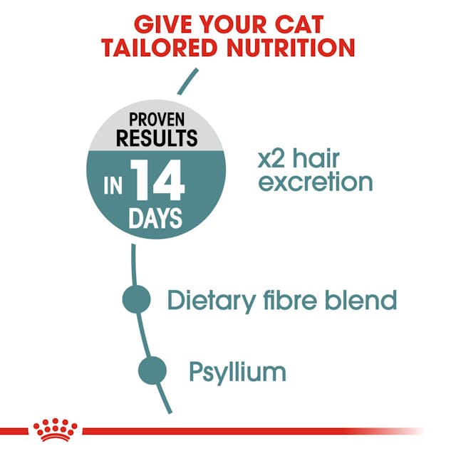 Royal Canin Hair & Skin Cat Food 2kg - Nutritional support for healthy coat, available at Keans Claremorris