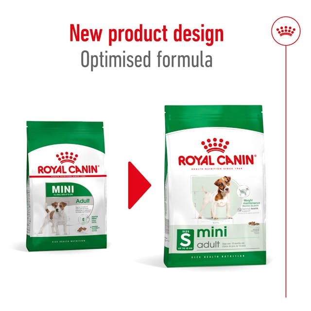 Royal Canin Mini Adult Dog Food 8kg bag - premium nutrition for small breeds | Available at Keans Claremorris