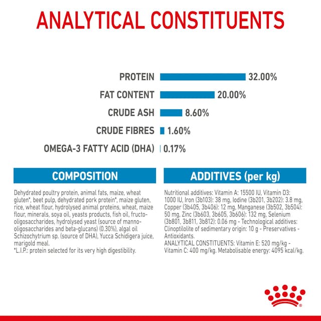 Royal Canin Medium Puppy Junior Dry Dog Food 15kg bag available at Keans Claremorris