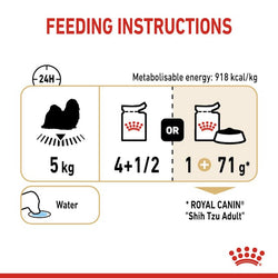 Royal Canin Shih Tzu Dog Food Pouch 85g – Nutritious wet food for Shih Tzu dogs, available at Keans Claremorris.