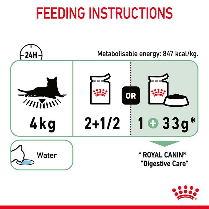 Royal Canin Digest Sensitive Cat Pouch 85g – Wet Cat Food for Sensitive Digestion | Keans Claremorris