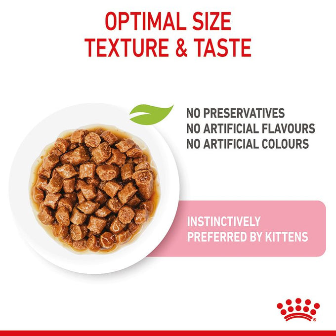Royal Canin Kitten Pouch 85g in Gravy – Nutritious wet food for kittens | Available at Keans Claremorris