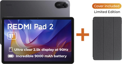 Redmi Pad 2 Tablet 11" 2.5K RAM 8GB Memoria 256GB HyperOS 2 + Cover