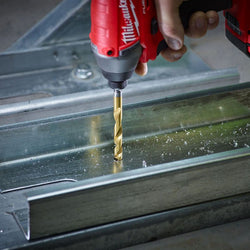Milwaukee HSS-G Shockwave™ Red Hex Titanium Drill 4.5mm - 1pc