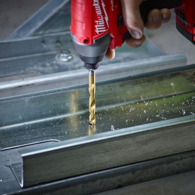 Milwaukee HSS-G Shockwave™ Red Hex Titanium Drill 4.5mm - 1pc - Image 3