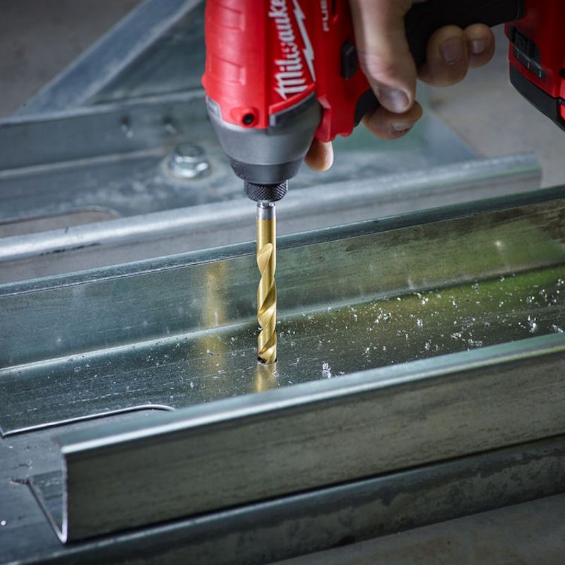 Milwaukee HSS-G Shockwave™ Red Hex Titanium Drill 4.5mm - 1pc - Image 3