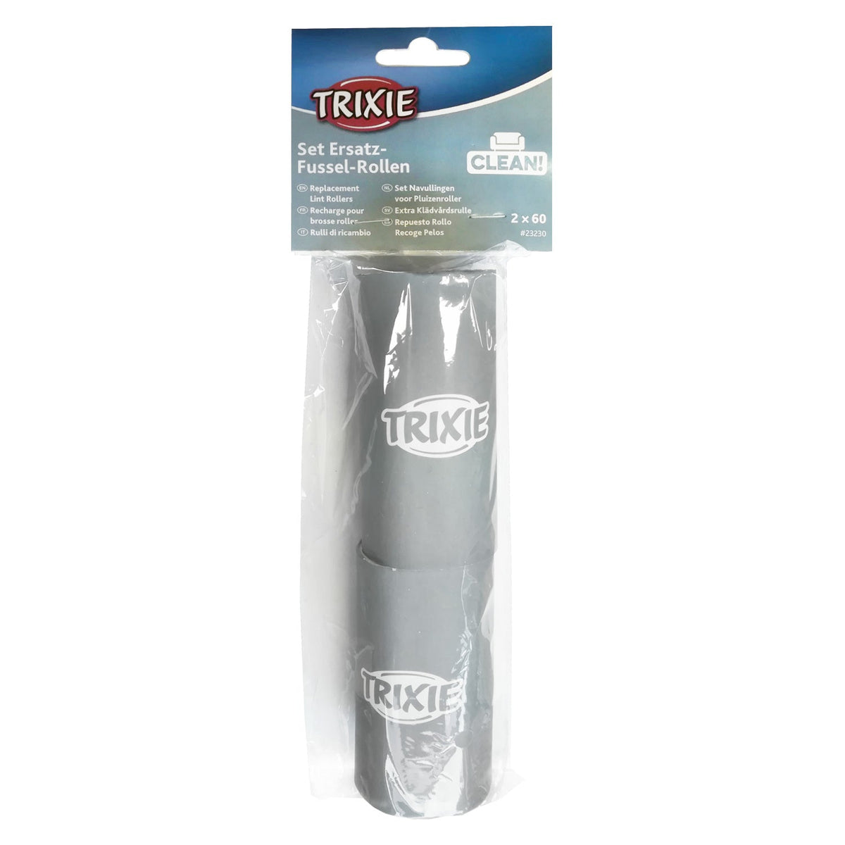 Replacement lint rollers 2x60 sheets for pet hair and fluff removal on upholstery, reusable foil - Keans Claremorris