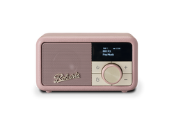 Roberts Revival Petite Dusty Pink Radio with DAB/DAB+/FM, Bluetooth, alarm, USB-C, 20hr playback – Keans Claremorris
