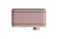 Roberts Revival Petite Dusty Pink Radio with retro design, compact size – available at Keans Claremorris