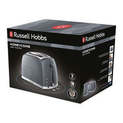 Russell Honeycomb Hobbs Toaster | Grey
