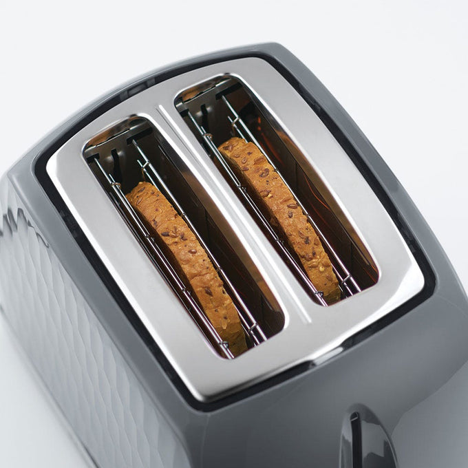 Russell Honeycomb Hobbs Toaster | Grey - Image 3