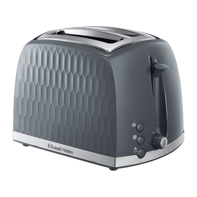 Russell Honeycomb Hobbs Toaster | Grey - Image 1