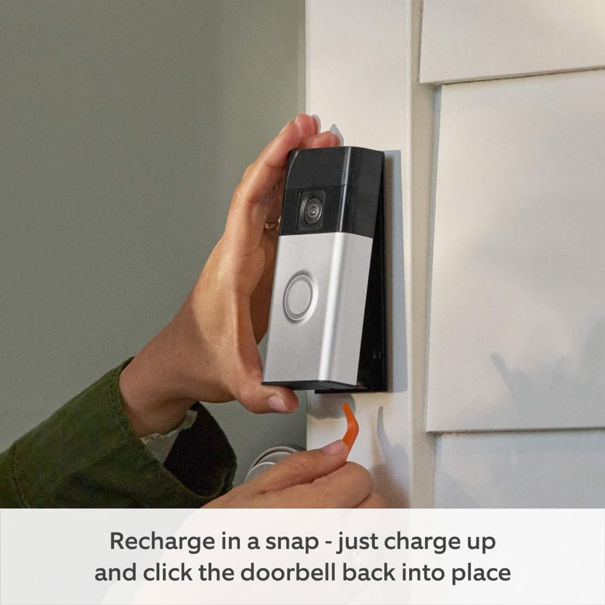 Ring Battery Video Doorbell Bronze 2024, wireless security camera with motion detection – available at Keans Claremorris
