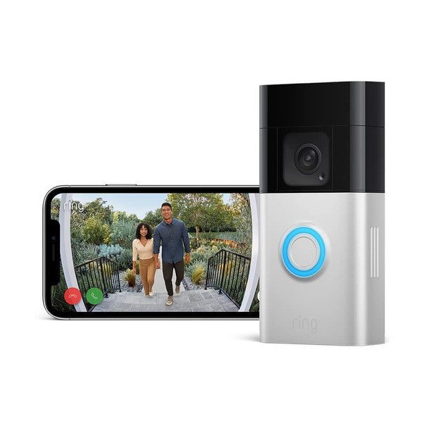 Ring Battery Video Doorbell Plus with 1536p HD Video, Head-To-Toe View, color night vision – wireless security by Keans