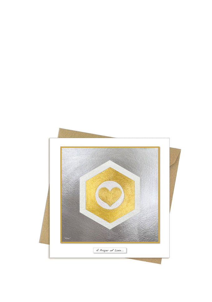 Prayer Of Love Greetings Card by Rita Oates, FSC-approved, recycled packaging, 150x148mm, Keans Claremorris.