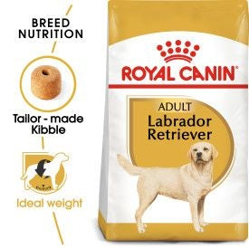 Royal Canin Labrador Retriever Adult Dog Food 12kg bag available at Keans Claremorris