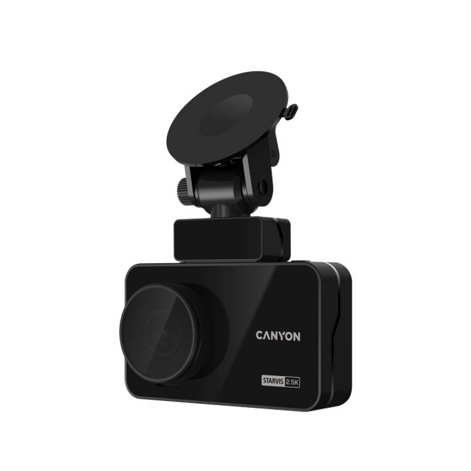 Canyon 148CNDDVR25GPS WQHD Dash Cam in Black, high-resolution car camera, available at Keans Claremorris.